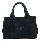 Prada Tote Canapa Black Ivory — view 3
