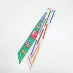 Hermes Heaven Twill Scarf Come on Get Out Your Colored Pencils! Carre Libre a — view 2