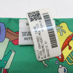 Hermes Heaven Twill Scarf Come on Get Out Your Colored Pencils! Carre Libre a — view 8