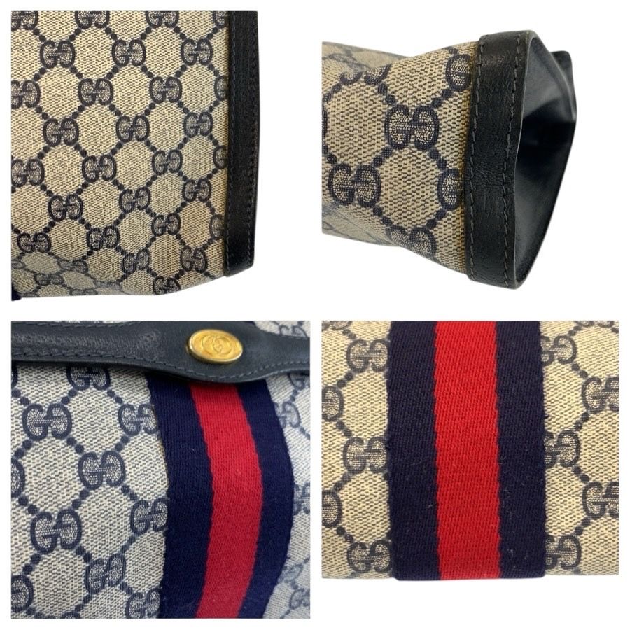Gucci Vintage Sherry Line GG Supreme Canvas 41 014 30 Clutch — view 5