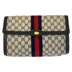 Gucci Vintage Sherry Line GG Supreme Canvas 41 014 30 Clutch