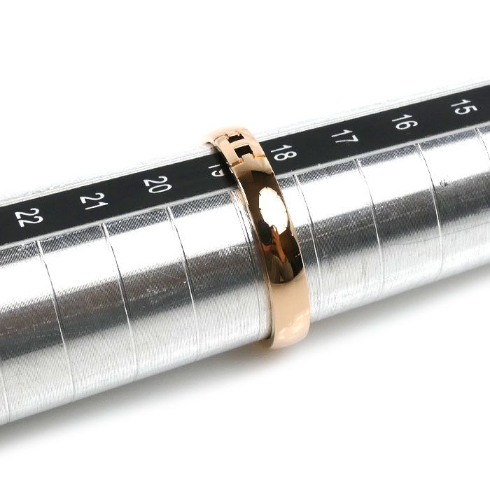 Hermes 18k Pink Gold Hera Cles Ring — view 6