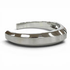 Hermes Delta Calf Metal T5 Bangle Bracelet Silver — view 6