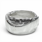 Hermes Vintage 925 Ribbon Motif Ring Silver — view 2