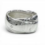 Hermes Vintage 925 Ribbon Motif Ring Silver — view 3