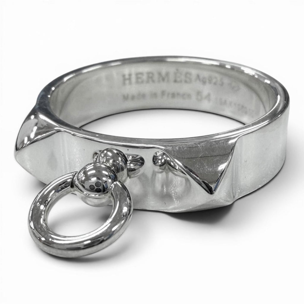 Hermes Collier de Chien Ring Silver