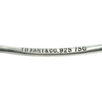 Tiffany & Co Love Knot 925 750 Hook Style Bangle Silver Gold Bracelet — view 6