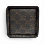 Celine Strap Box Triomphe Canvas Handbag Tan Brown Recommended — view 5