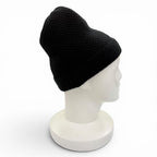 Chanel Cashmere CC Logo Embroidered Beanie Knit Cap Black — view 6