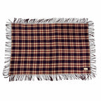 Gucci Wool GG Plaid Pattern with Fringe Reversible Scarf — view 2