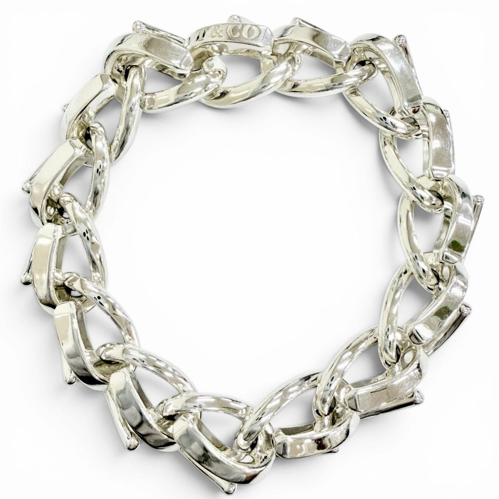 Tiffany & Co Forge Large Link 15 Pieces Bracelet Silver 18