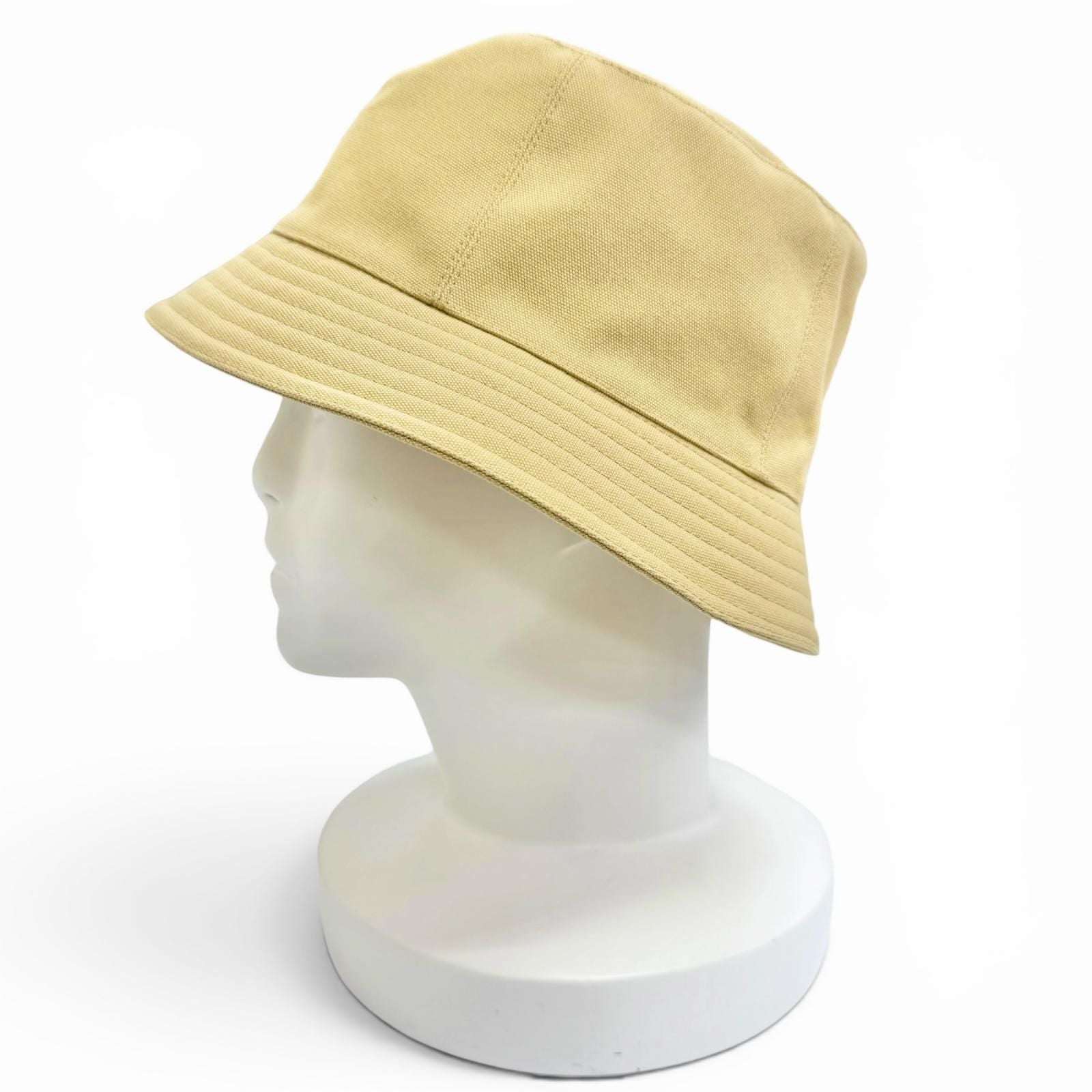Hermes Calvi Sea Shell Cotton 100% Silver Chaine D'ancre Bucket Hat Beige 58 — view 3