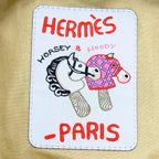 Hermes Calvi Sea Shell Cotton 100% Silver Chaine D'ancre Bucket Hat Beige 58 — view 8