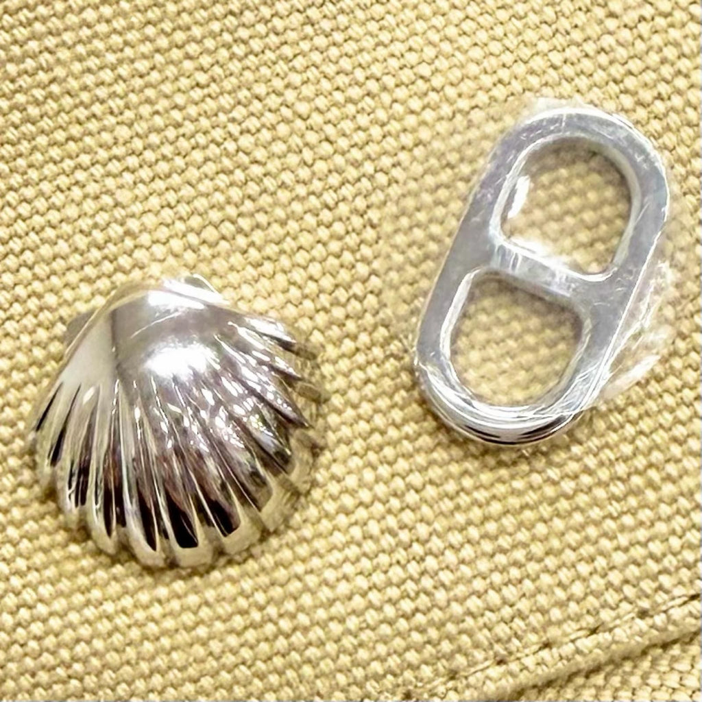 Hermes Calvi Sea Shell Cotton 100% Silver Chaine D'ancre Bucket Hat Beige 58 — view 7
