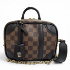 Louis Vuitton Damier Varisette Spur BB Canvas Shoulder Bag Brown