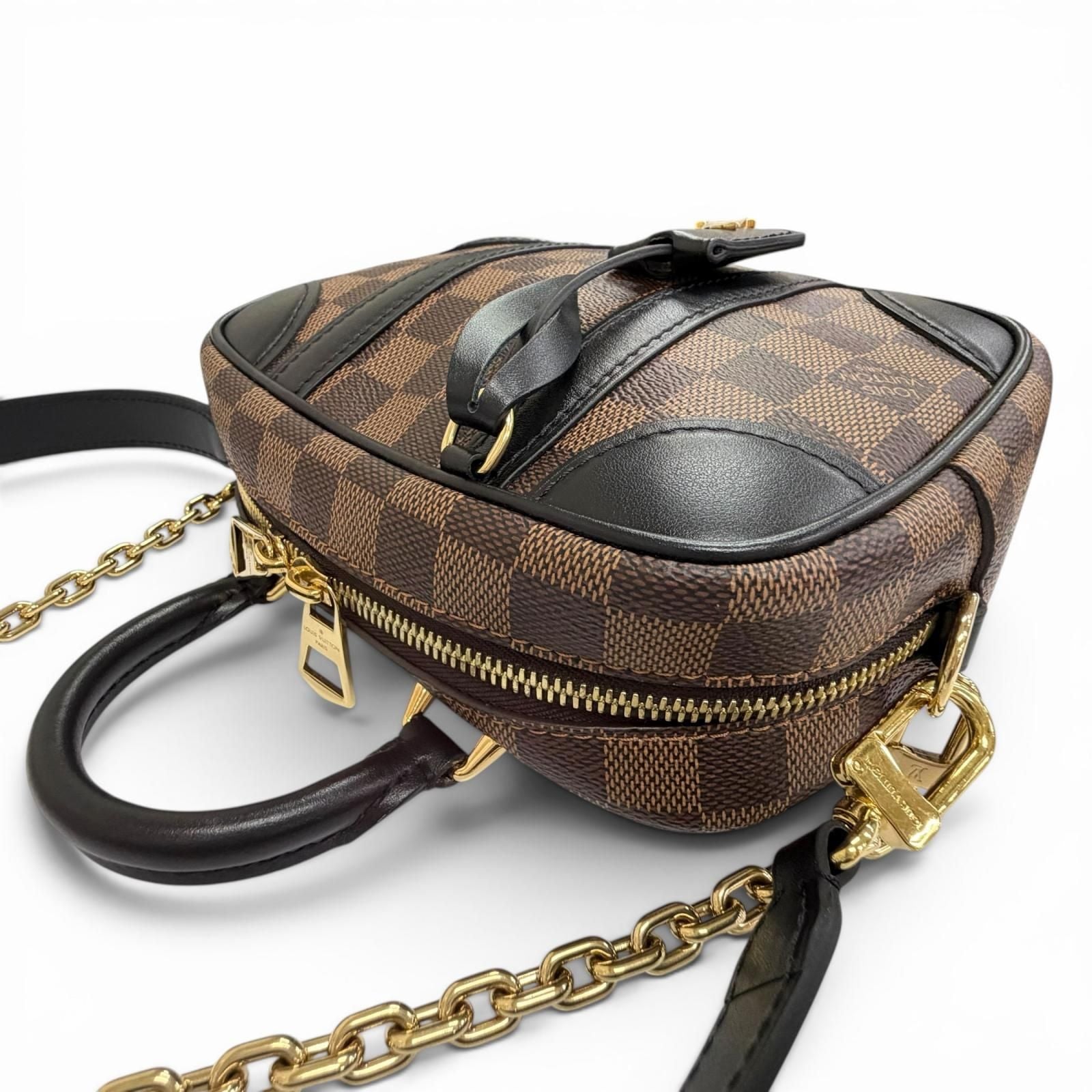 Louis Vuitton Damier Varisette Spur BB Canvas Shoulder Bag Brown — view 4