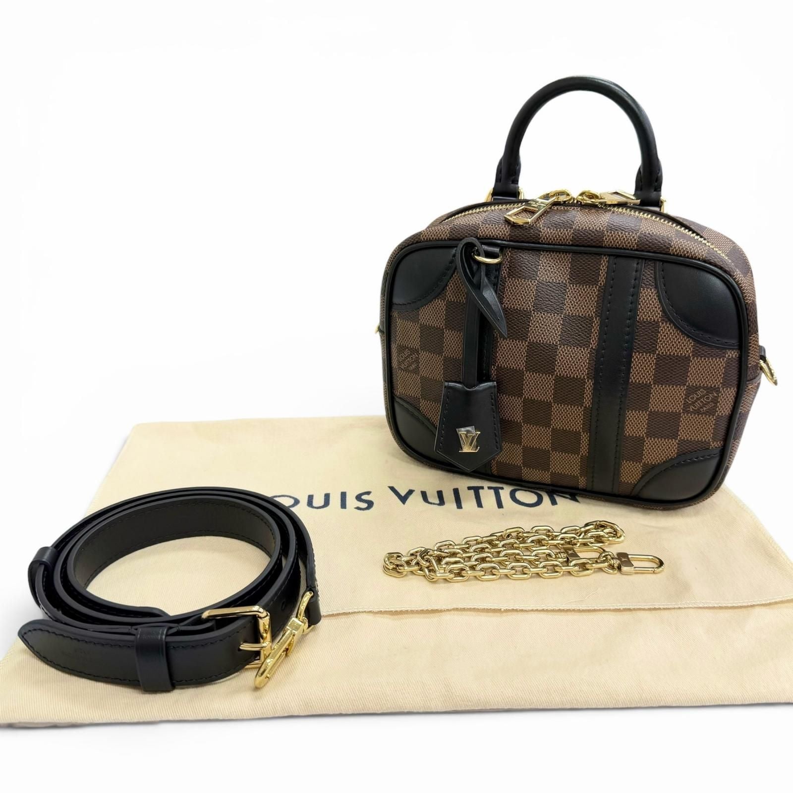 Louis Vuitton Damier Varisette Spur BB Canvas Shoulder Bag Brown — view 2