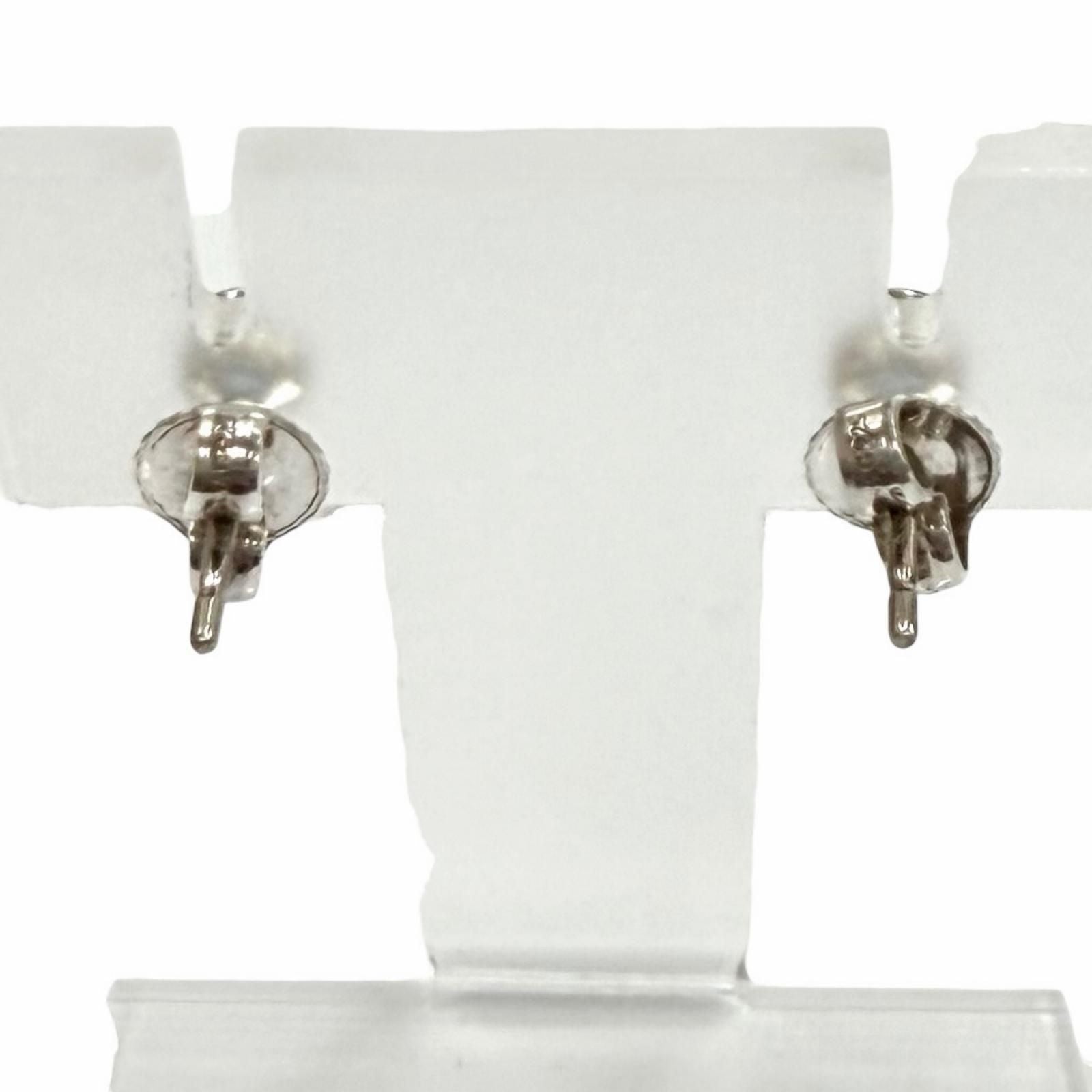 Tiffany & Co Elsa Peretti Color by the Yard Earrings Aquamarine Silver Blue — view 3
