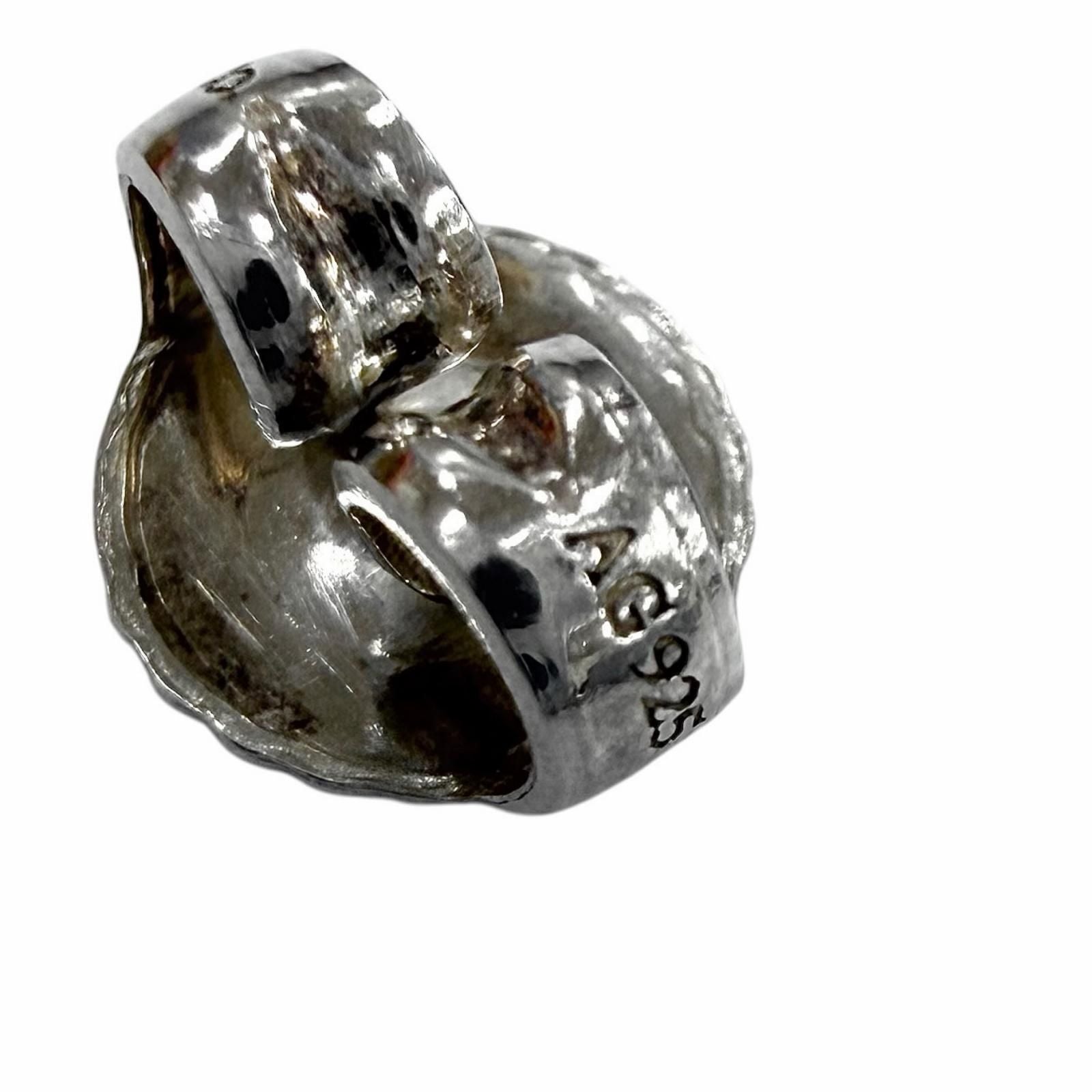Tiffany & Co Elsa Peretti Color by the Yard Earrings Aquamarine Silver Blue — view 6