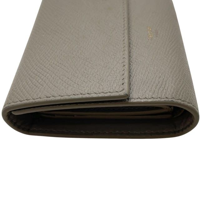 Celine Trifold Wallet Beige Compact Leather — view 7