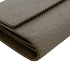 Celine Trifold Wallet Beige Compact Leather — view 6