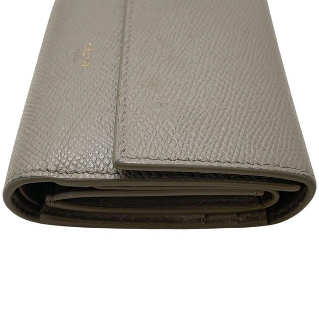 Celine Trifold Wallet Beige Compact Leather — view 8