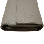 Celine Trifold Wallet Beige Compact Leather — view 8