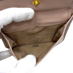 Prada Trifold Wallet Beige Cammeo Saffiano Leather — view 5