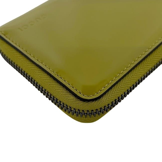 Gucci Coin Case Khaki Green Purse Wallet Leather — view 9