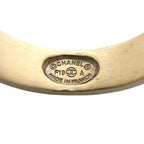Chanel Ring Gold CC Logo Officially Repaired Rhinestone a — view 7