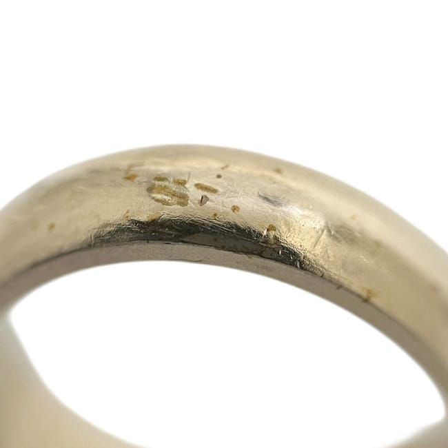 Chanel Ring Gold CC Logo Officially Repaired Rhinestone a — view 8