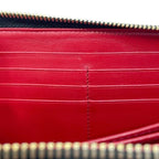 Prada Zip Around Wallet Black Vitello Leather 62c — view 4