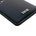 Dior Card Case Magnet Black Saddle Mag Safe Compatible Holder Leather — view 6