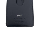 Dior Card Case Magnet Black Saddle Mag Safe Compatible Holder Leather — view 8