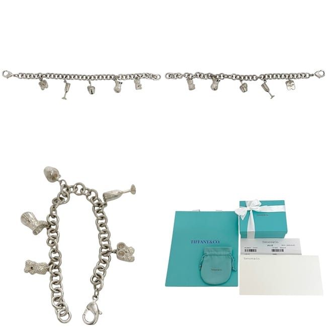 Tiffany & Co Bracelet Multi Charm Silver Official Customer Polished 925 Sterling — view 2