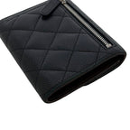 Chanel Trifold Wallet Limeless Classic Black Quilted Leather Caviar — view 8