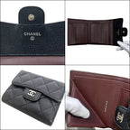 Chanel Trifold Wallet Limeless Classic Black Quilted Leather Caviar — view 3