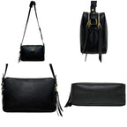 Prada Shoulder Bag Black Nero Vitello Daino Crossbody Leather 19 — view 2
