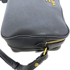 Prada Shoulder Bag Black Nero Vitello Daino Crossbody Leather 19 — view 8