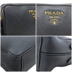 Prada Shoulder Bag Black Nero Vitello Daino Crossbody Leather 19 — view 7