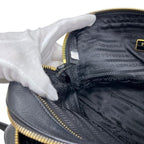 Prada Shoulder Bag Black Nero Vitello Daino Crossbody Leather 19 — view 5