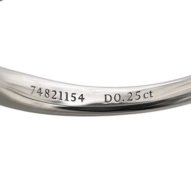 Tiffany & Co Ring Harmony Polished Platinum Diamond — view 8