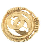 Chanel Brooch Corsage Gold