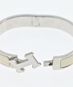 Hermes Bracelet Bangle Silver — view 4
