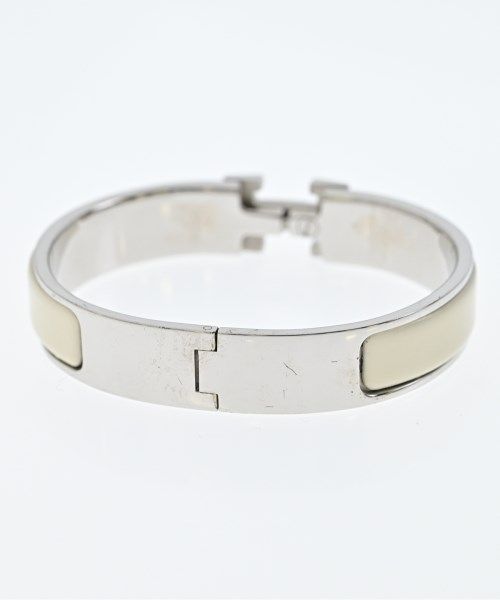 Hermes Bracelet Bangle Silver — view 2