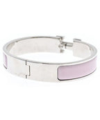 Hermes Bracelet Bangle Silver — view 2