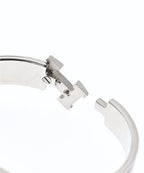 Hermes Bracelet Bangle Silver — view 4