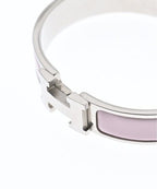 Hermes Bracelet Bangle Silver — view 3
