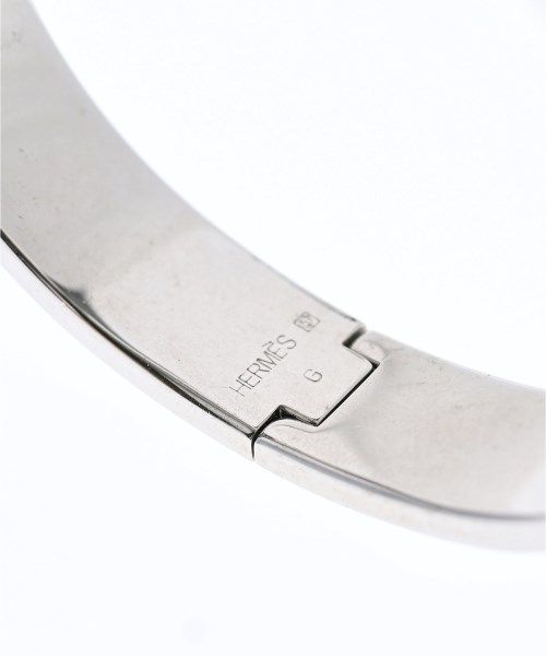 Hermes Bracelet Bangle Silver — view 5