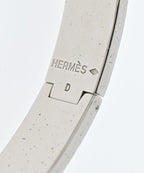 Hermes Bracelet Bangle Silver — view 5